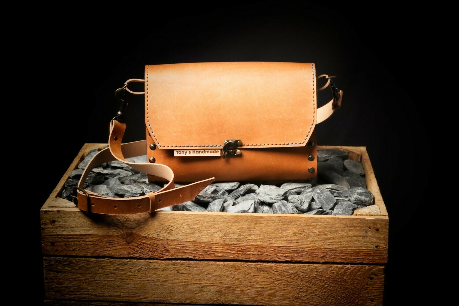 Leather bag "Borka"