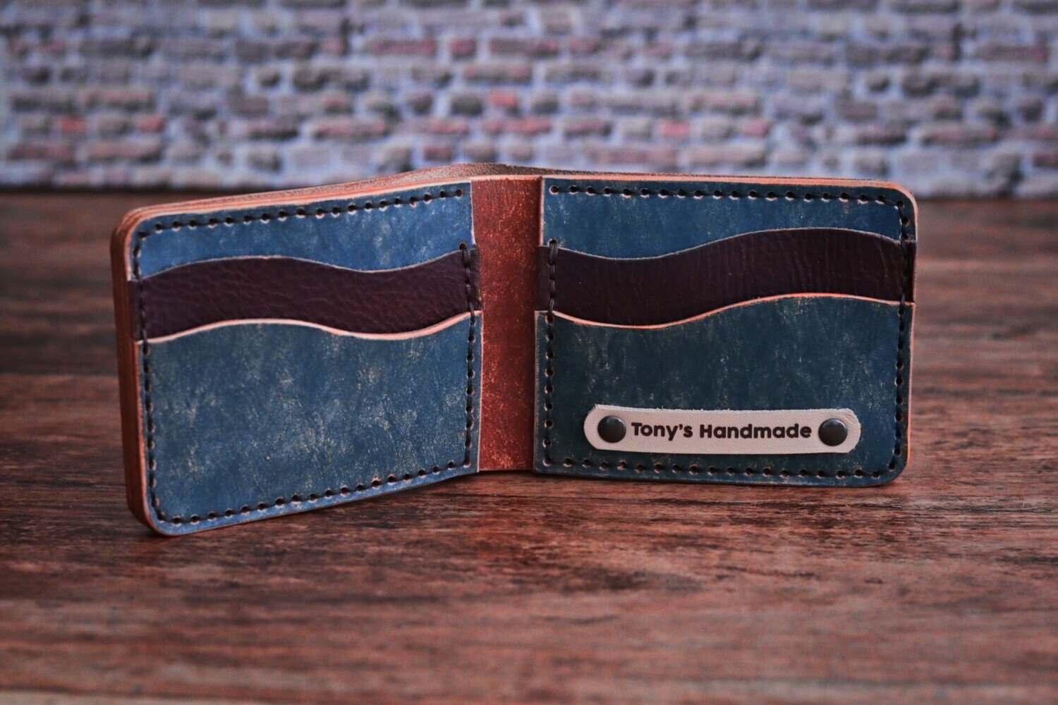 Leather wallet "Jelena"