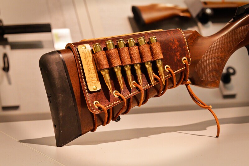 Leather bullet holder