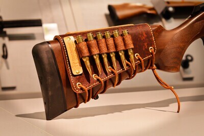 Leather bullet holder