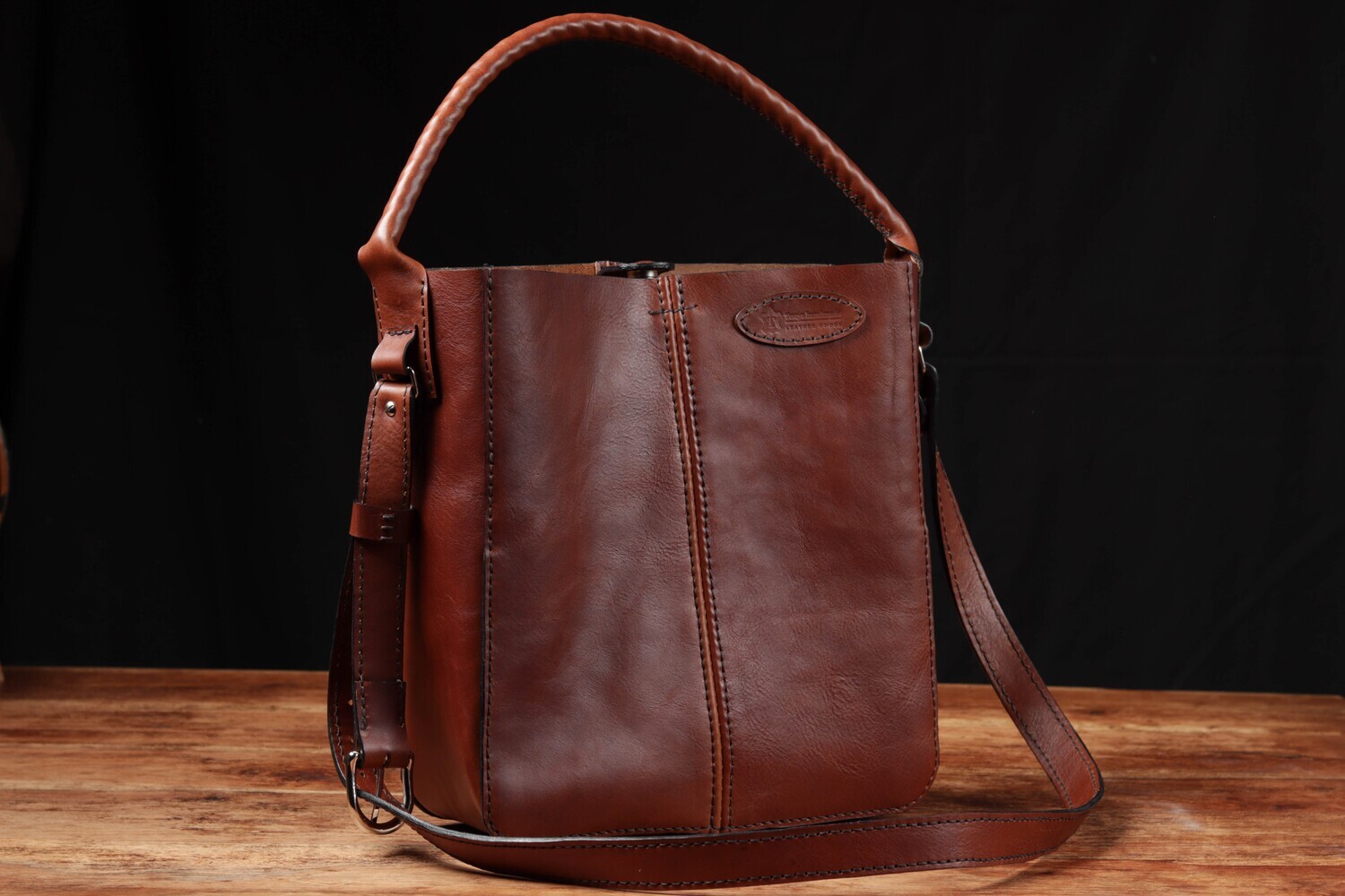 Leather bag "Monica"