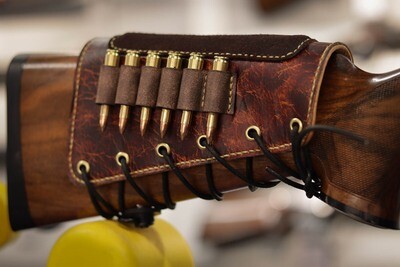 Leather bullet holder 