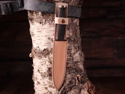 Leather knife sheath