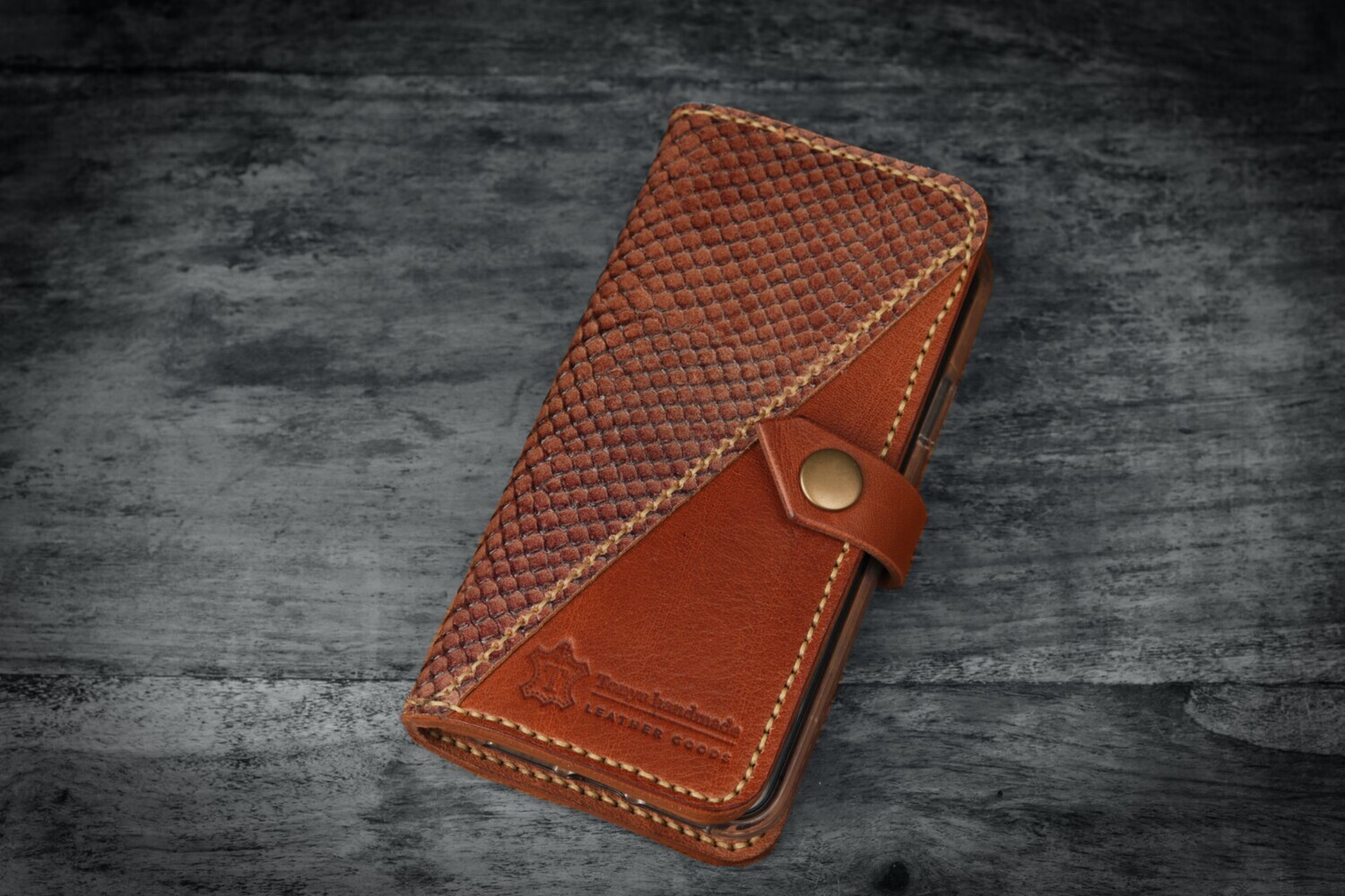 Leather phone case