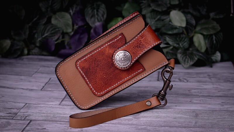 Leather phone case