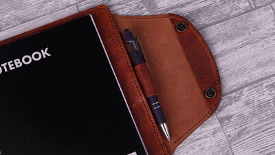 Notebook leather cover