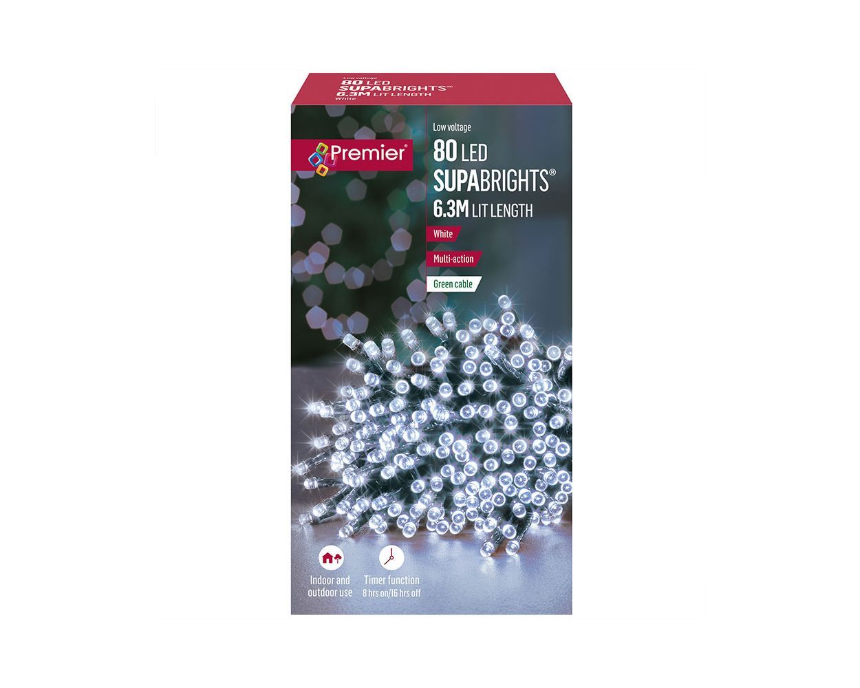 Lights, Size and colour: 80 White