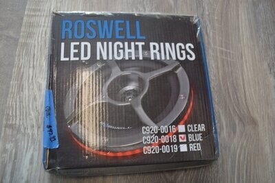 Roswell LED Night Rings- Pair- Blue