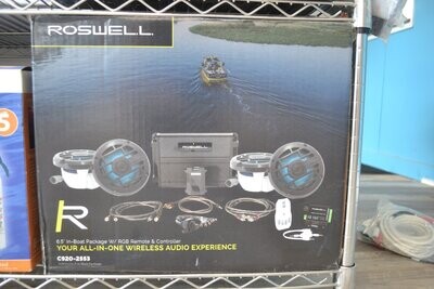Roswell 6.5" Boat Package With RGB Remote Controller