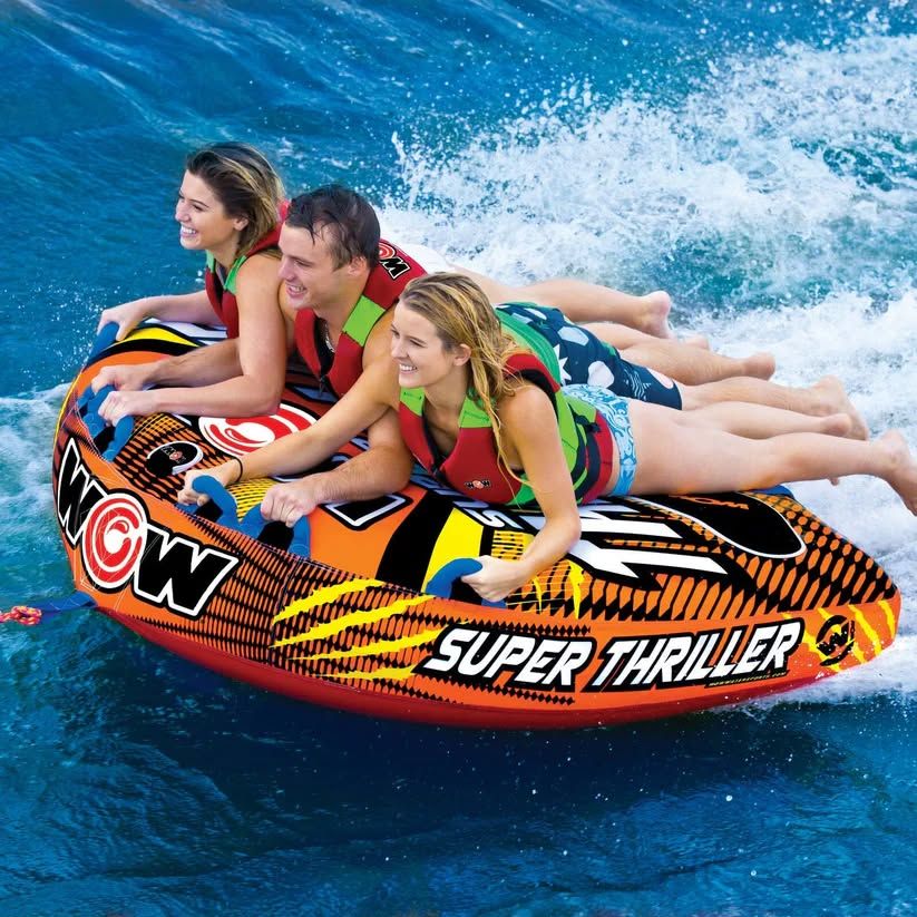 WOW SUPER THRILLER- 3 PERSON TOWABLE TUBE WOW SUPER THRILLER- 3 PERSON TOWABLE TUBE