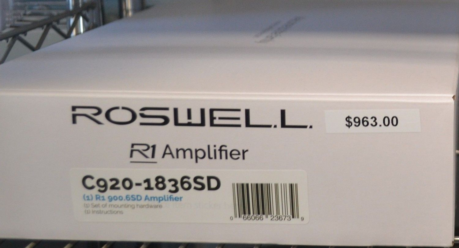 Roswell R1 900.6 Marine Amplifier Roswell R1 900.6 Marine Amplifier