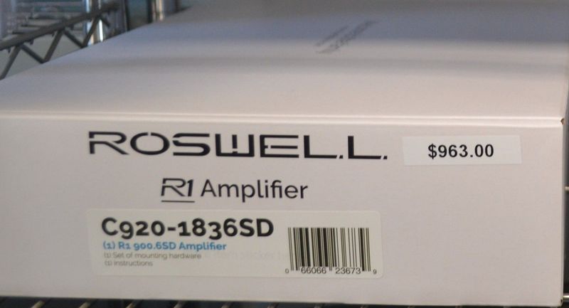 Roswell R1 900.6 Marine Amplifier