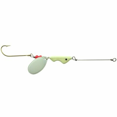 Carlson Erie Dearie Original White and Red Fishing Lure