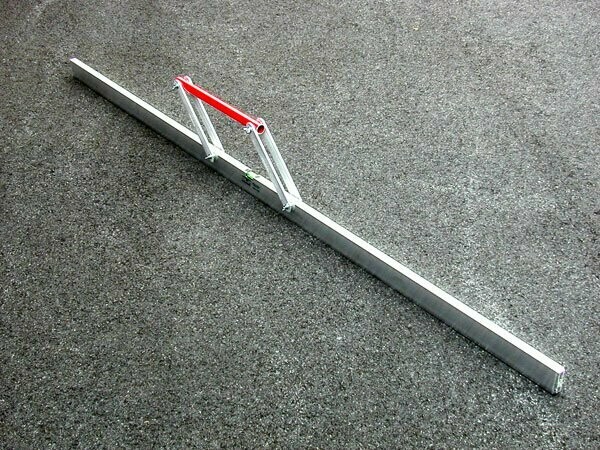 Highway Straightedge - No Level 12', Length: 12' - 1” X 3” W/HANDLE - NOLEVEL