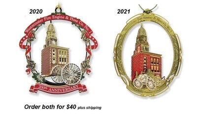 2020 and 2021 Commemorative Ornaments