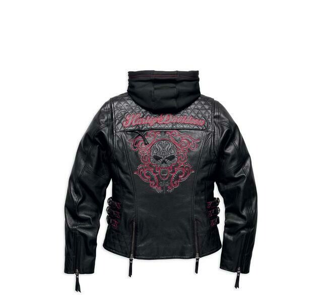 2 in 1 leather jacket