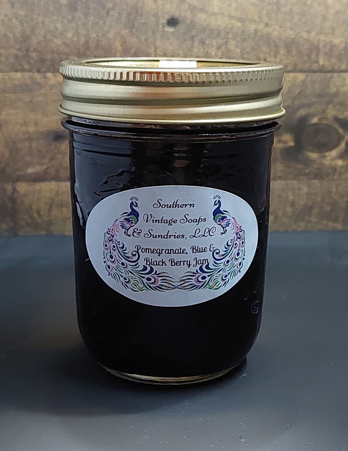 Pomegranate, Blue &amp; Blackberry Jam