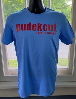 Branded Blue and Red T