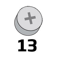 Size 13 Batteries - 40pk