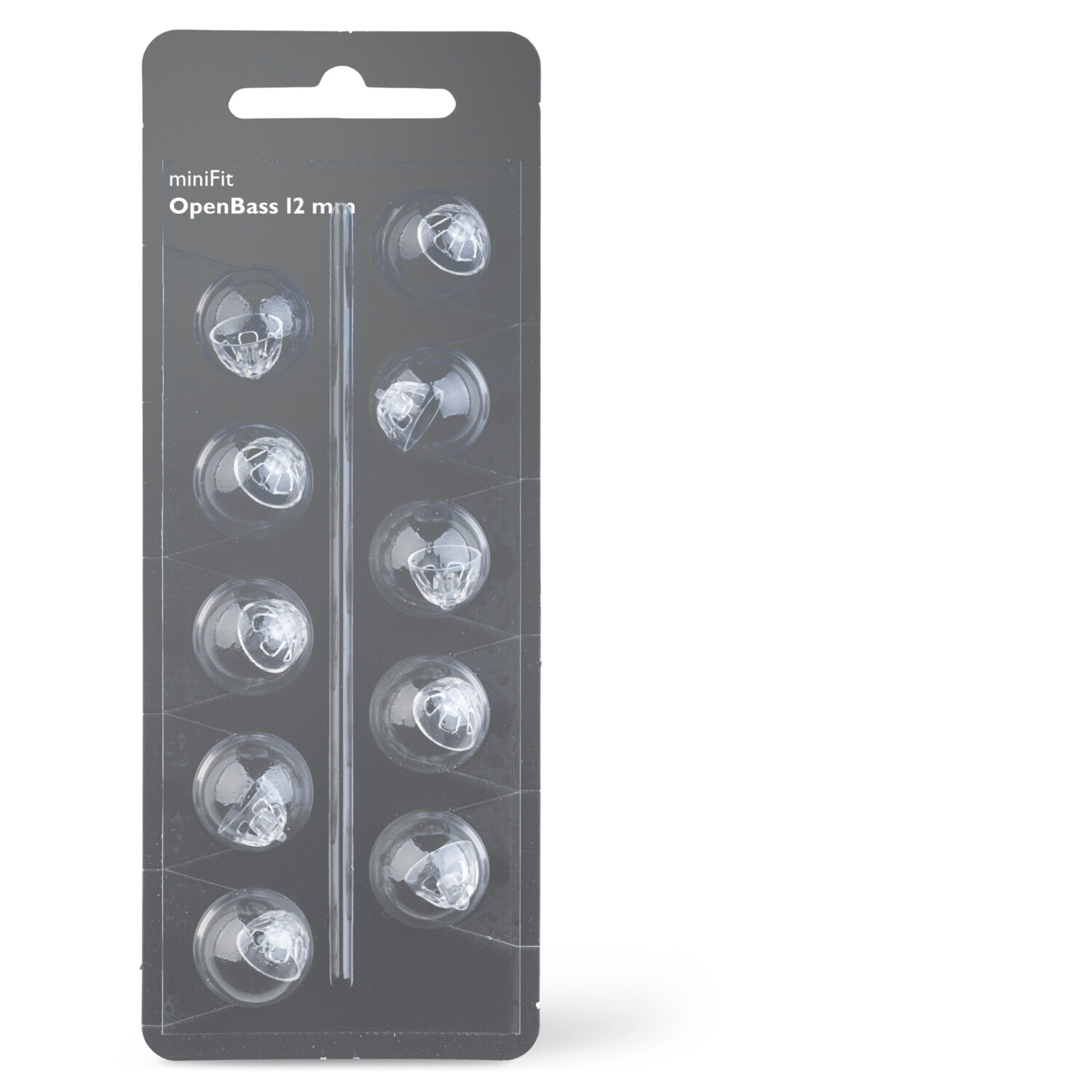 Oticon miniFit 12mm OpenBass Domes - 10pk