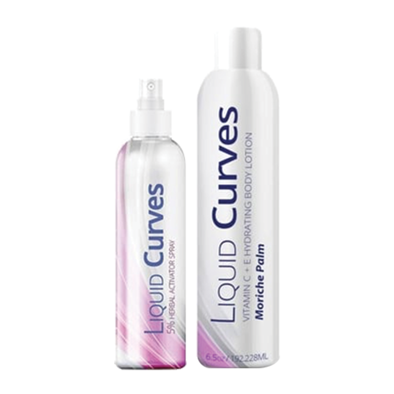 LIQUID CURVES KIT | BODY PLUMPING SPRAY AND FIRMING LOTION