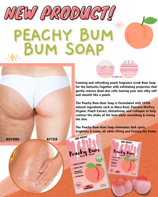 Peachy Bum-Bum Soap ( 2 Bars)