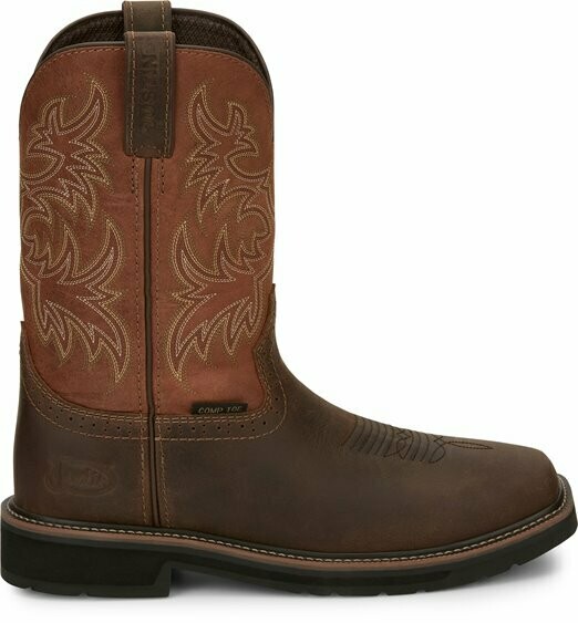 justin boots safety toe