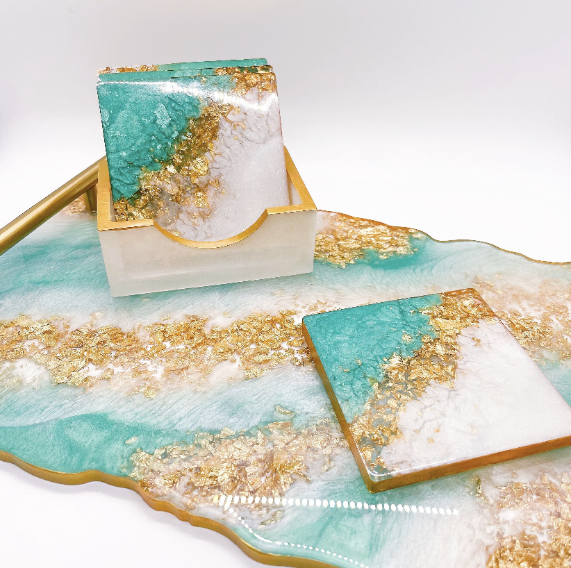 Charcuterie Tray/Coaster Set