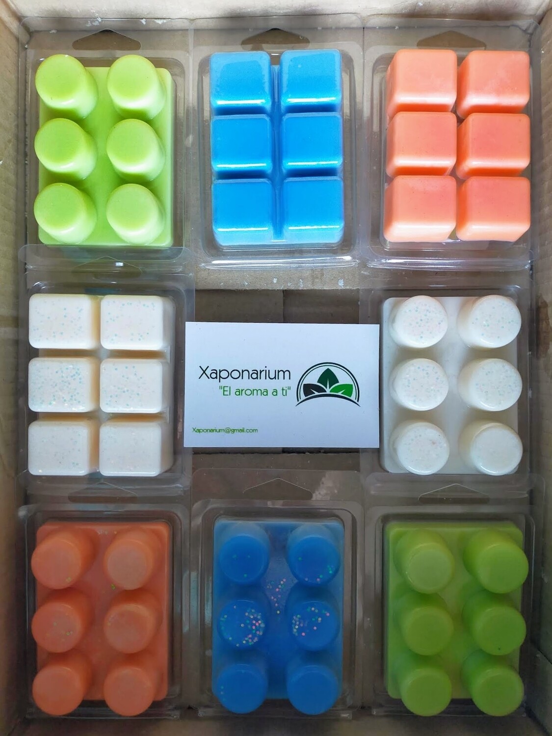 Cubos de Cera de Soja Aromaterapia