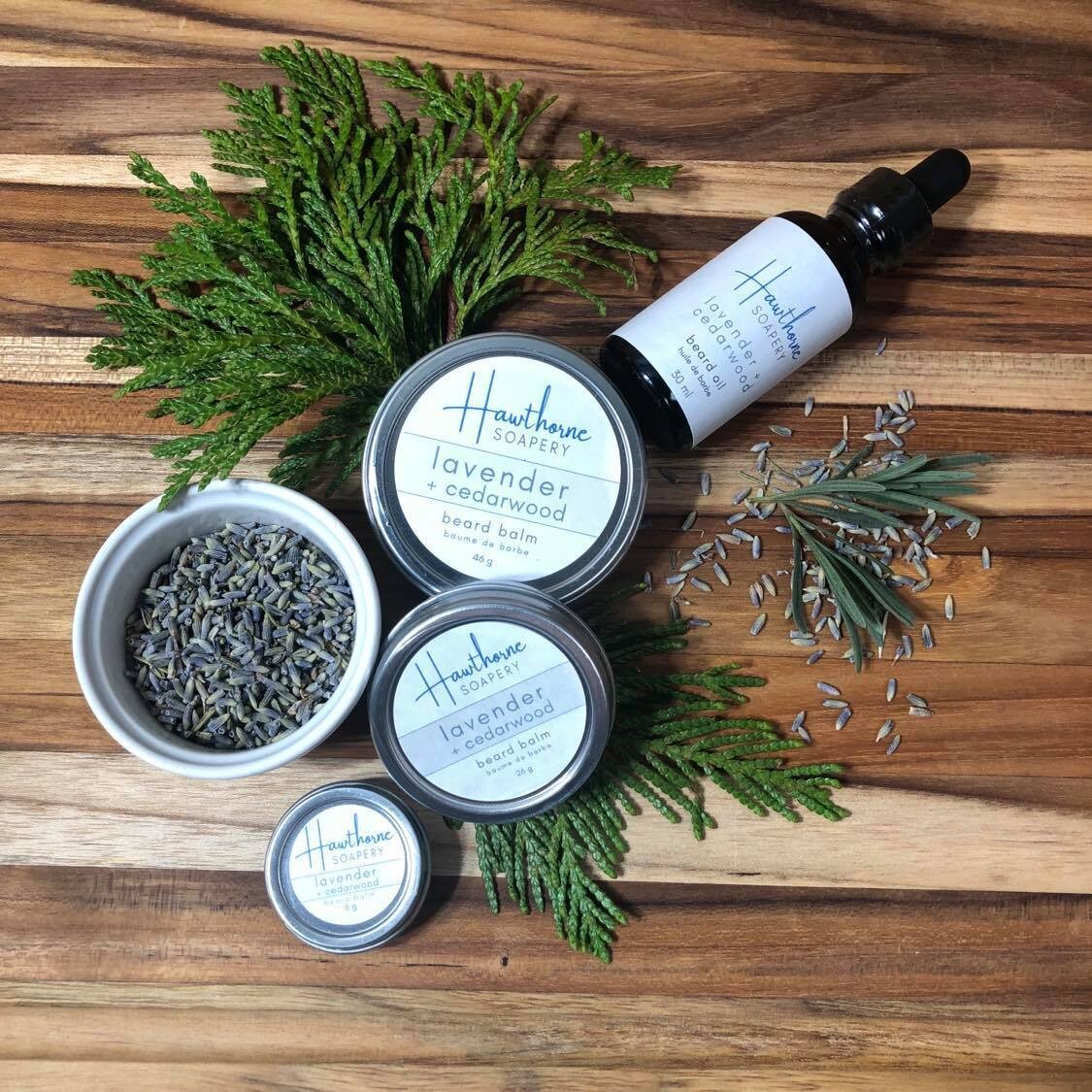 beard oil | lavender + cedar