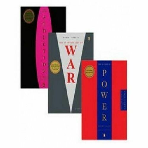 48 Laws Of Power + Art Of Seduction + 33 Strategies Of War Bundle