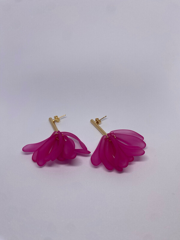 Pendientes Melissa Fucsia