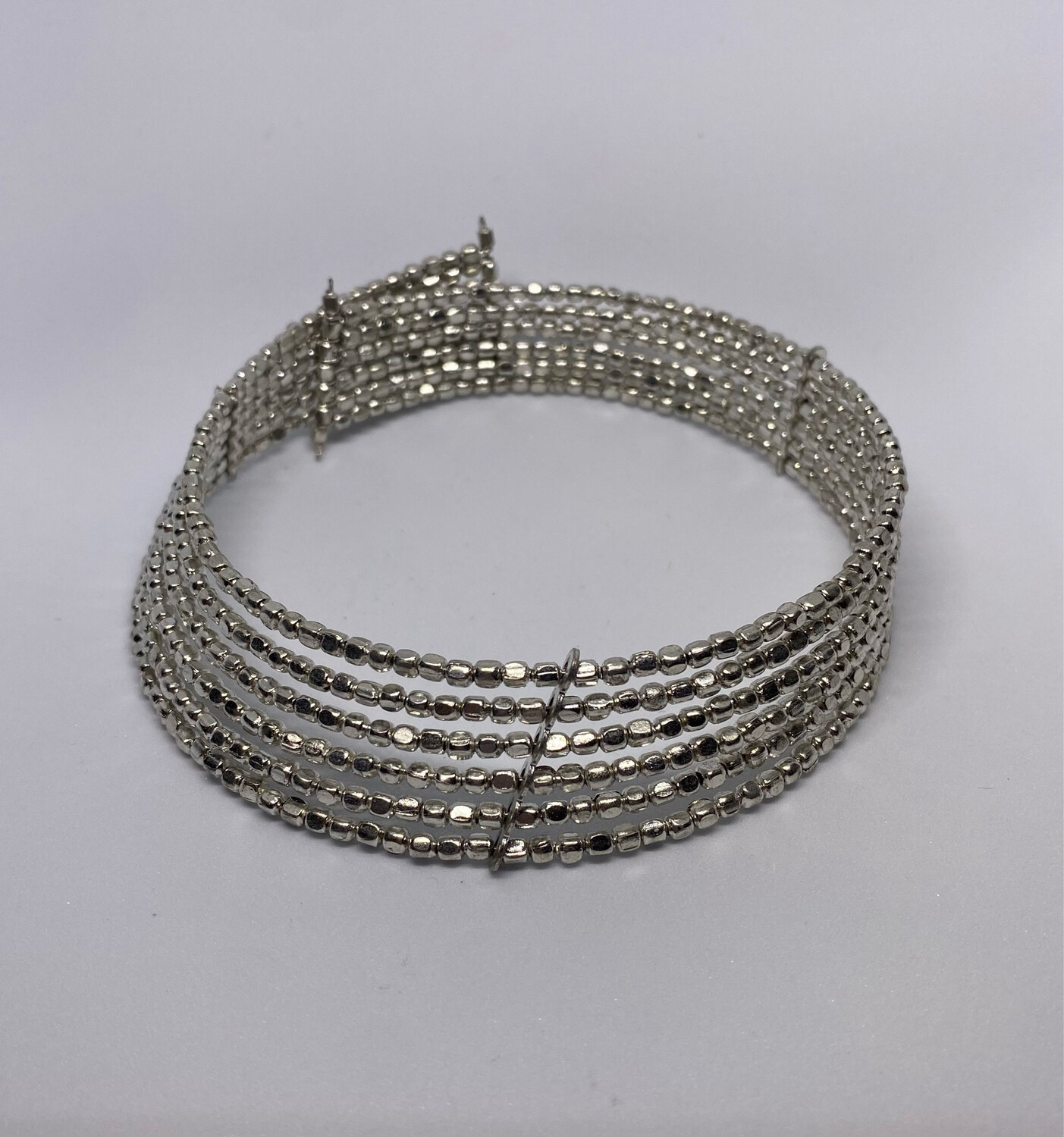 Choker Petra Plata