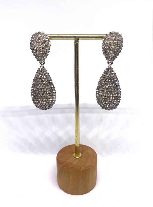 Pendientes Art - Déco Plata