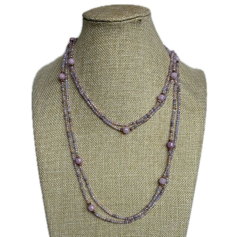 Collar Palermo Rosa Variado