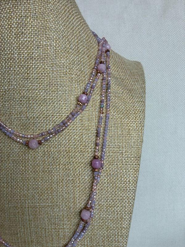 Collar Palermo Rosa Variado