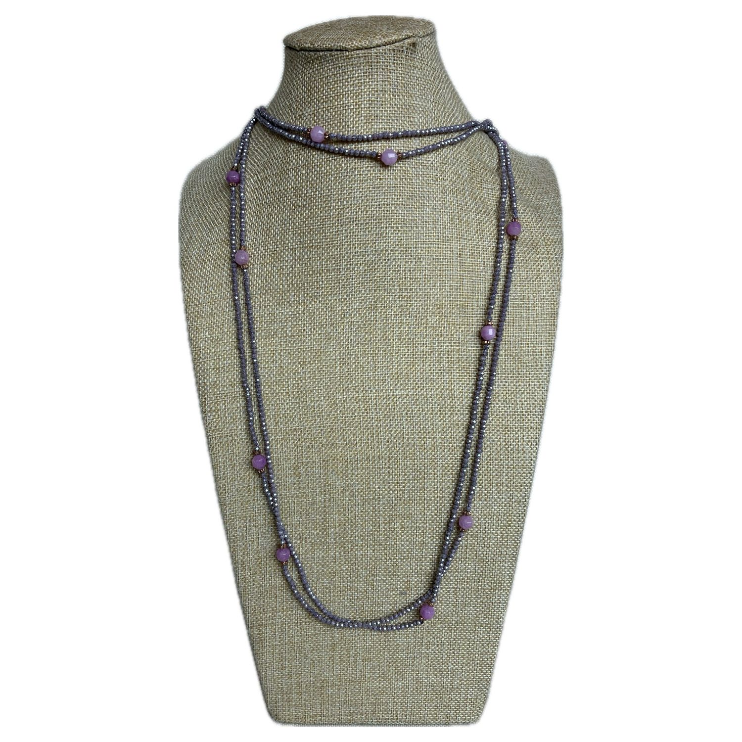 Collar Palermo Rosa/Lila