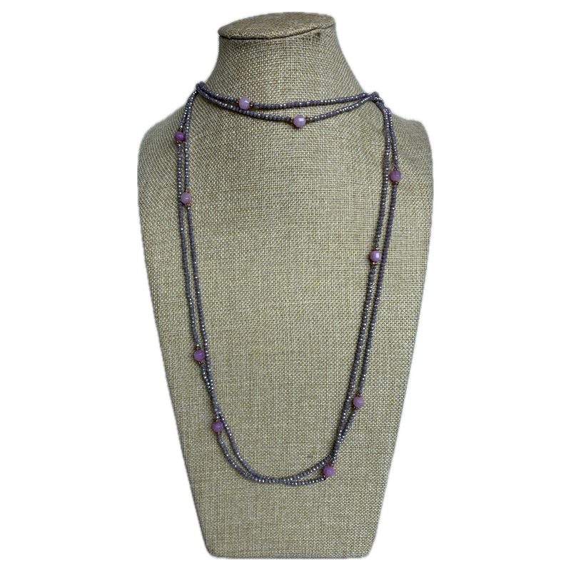 Collar Palermo Rosa/Lila