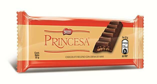 Chocolate PRINCESA Largo. 30 g. Schokolade aus Peru