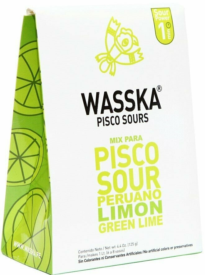 Wasska Pisco sour limon  125 g
Mischung für Zubereitung von Pisco Sour