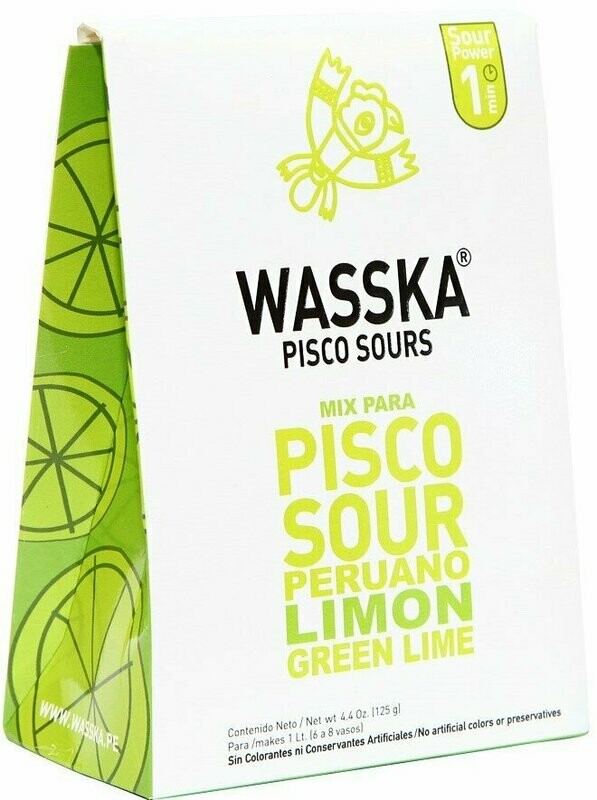 Wasska Pisco sour limon 125 g
Mischung für Zubereitung von Pisco Sour Wasska Pisco sour limon 125 g
Mischung für Zubereitung von Pisco Sour