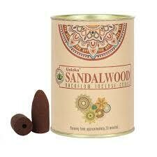 Incienso Goloka Sandelwood Dose 24 St. Rauchkegel Incienso Goloka Sandelwood Dose 24 St. Rauchkegel