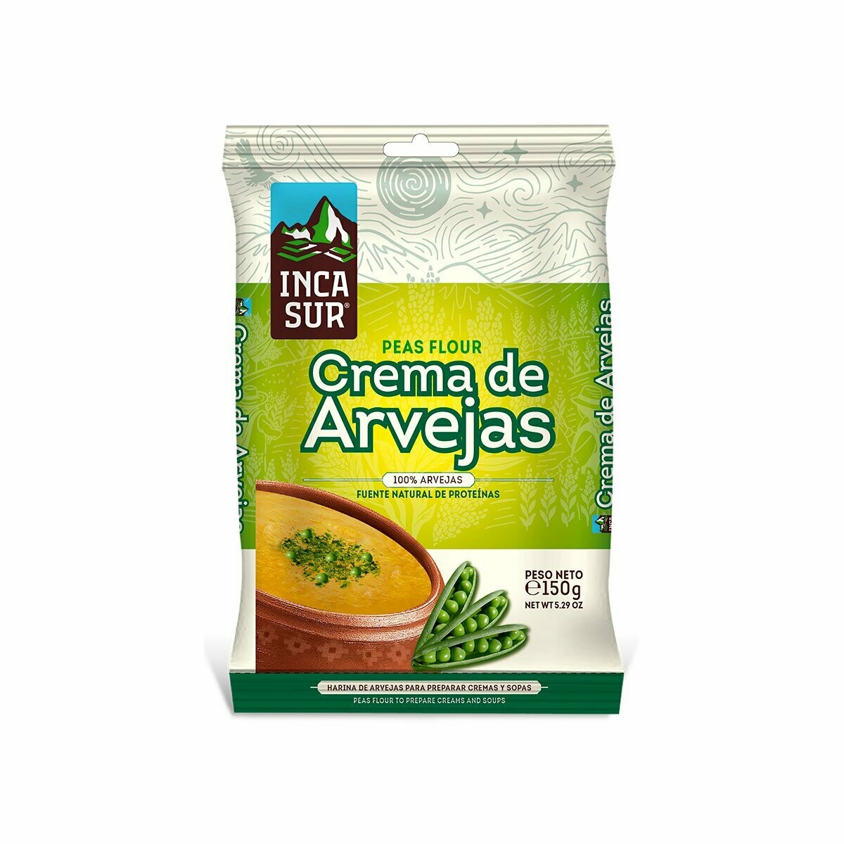 Crema de Arvejas 150g.  Erbsenmehl 150g