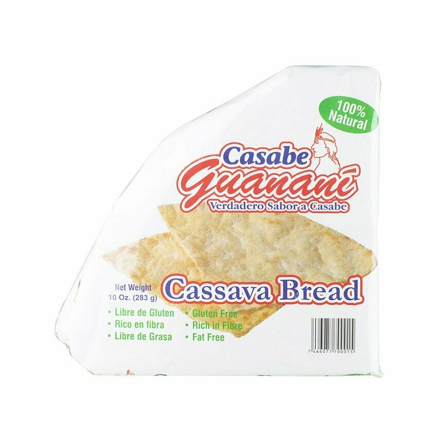 Casabe Tradicional 283g
GUANANÍ Maniokbrot 250g