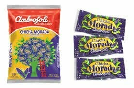 Caramelo CHICHA MORADA Bolsa x100 un. 430g Bonbon Geschmack Chicha morada 430g. Caramelo CHICHA MORADA Bolsa x100 un. 430g Bonbon Geschmack Chicha morada 430g.
