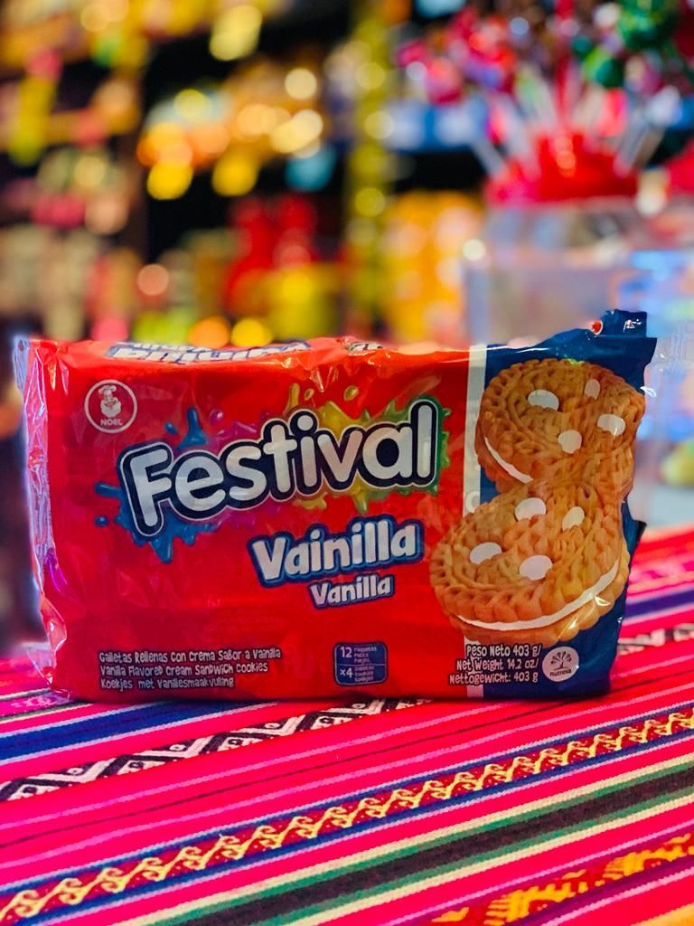 Galleta Festival vainilla 360g Keks aus Kolumbien 12  Pake. a 4 St.