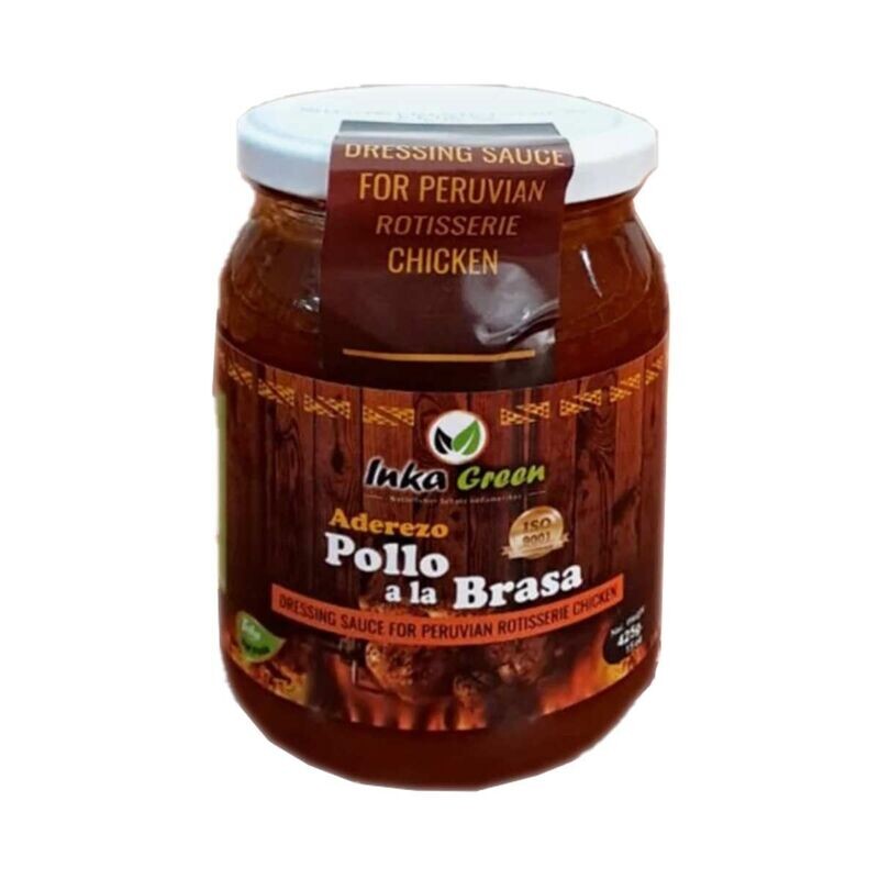 Aderezo de Pollo a la Brasa 425g Würzmarinade für Grillhähnchen peruanisch 425g Inka Green Aderezo de Pollo a la Brasa 425g Würzmarinade für Grillhähnchen peruanisch 425g Inka Green