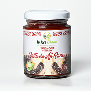 Aji panca Paste 227g. Panca Chilipaste aus Peru 227g. INKA GREEN Aji panca Paste 227g. Panca Chilipaste aus Peru 227g. INKA GREEN