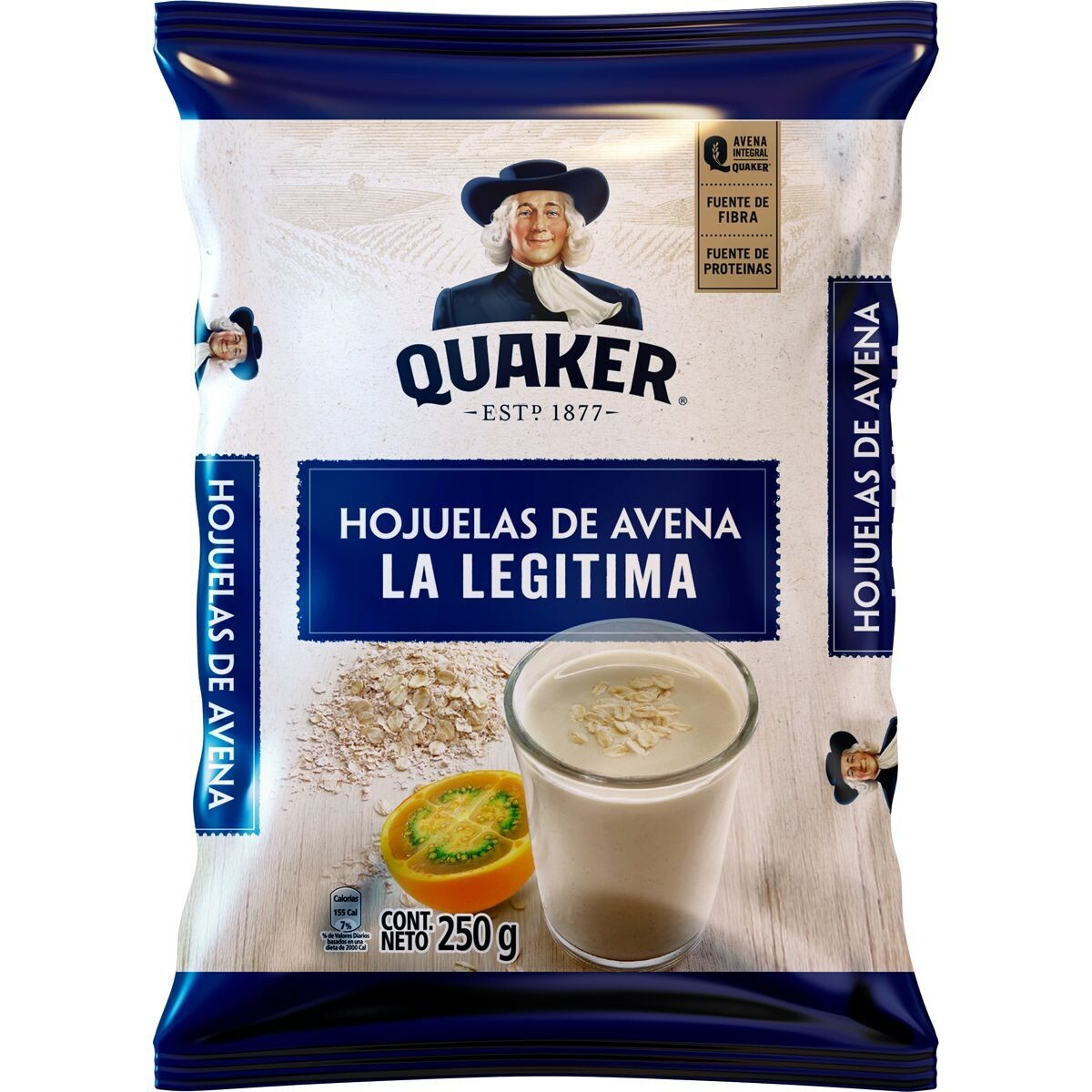 Avena Quaker la legitima 250g.  
Haferflocken Quaker   250g