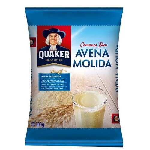 Avena Molida Instantanea Quaker 500g. Instant Haferflocken Quaker 500g Avena Molida Instantanea Quaker 500g. Instant Haferflocken Quaker 500g